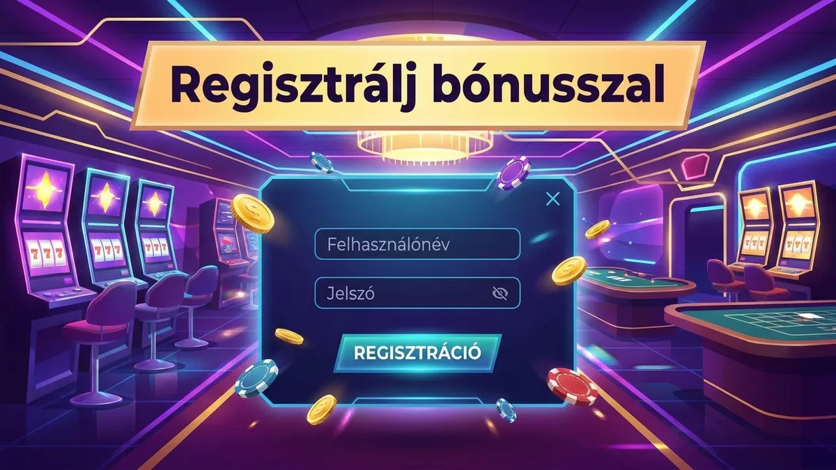 Regisztráció bónusszal